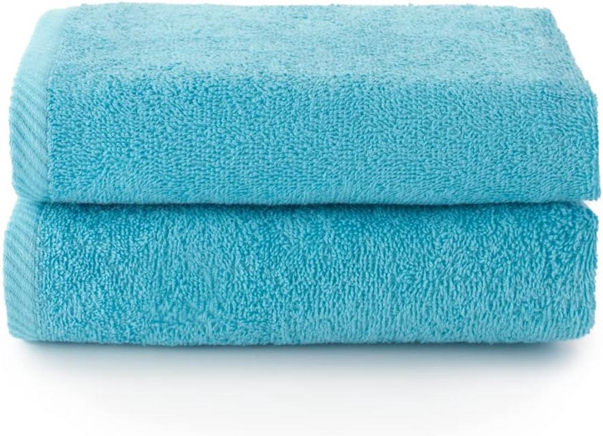Set van 2 Handdoeken en Washandjes 100% Katoen - Hoge Kwaliteit Absorberend en Zacht