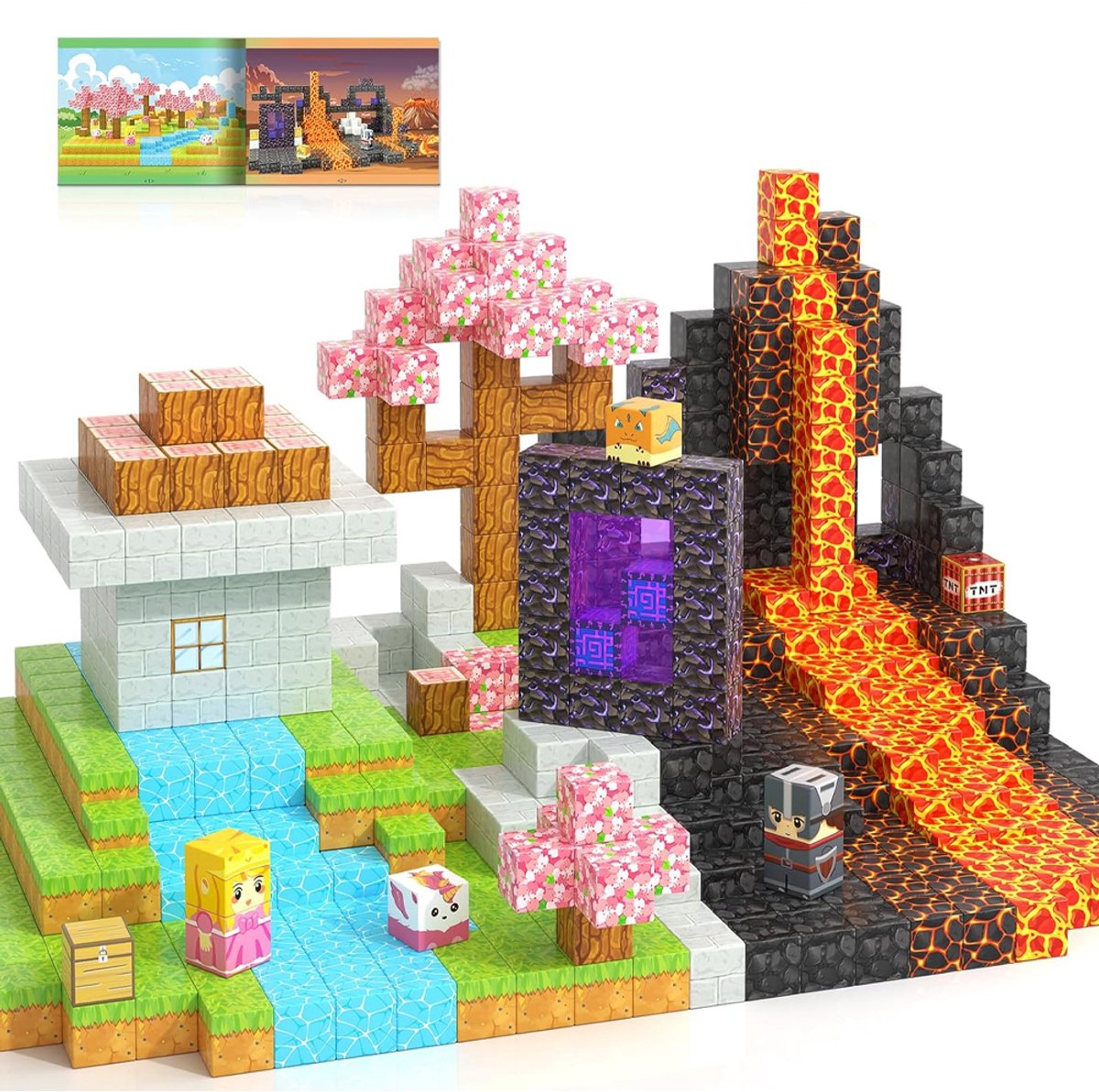 OUYLAF bouwblokken - blokken speelgoed - Bouwstenen - bouwstenen volwassenen - bouwstenen kinderen - 84 pcs - smallbricks - Speelgoed - Educatief speelgoed