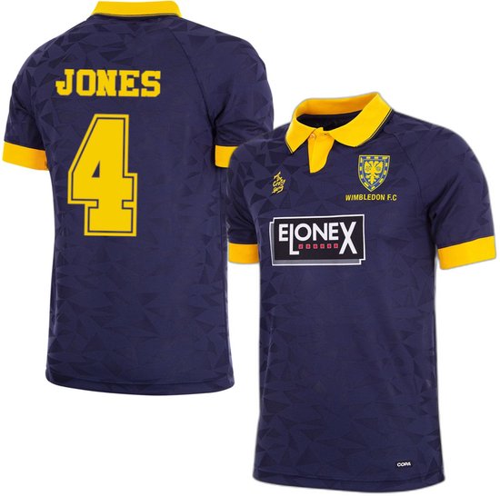 Wimbledon FC Maillot de Football Rétro 1994-1995 + Jones 4 - Taille L
