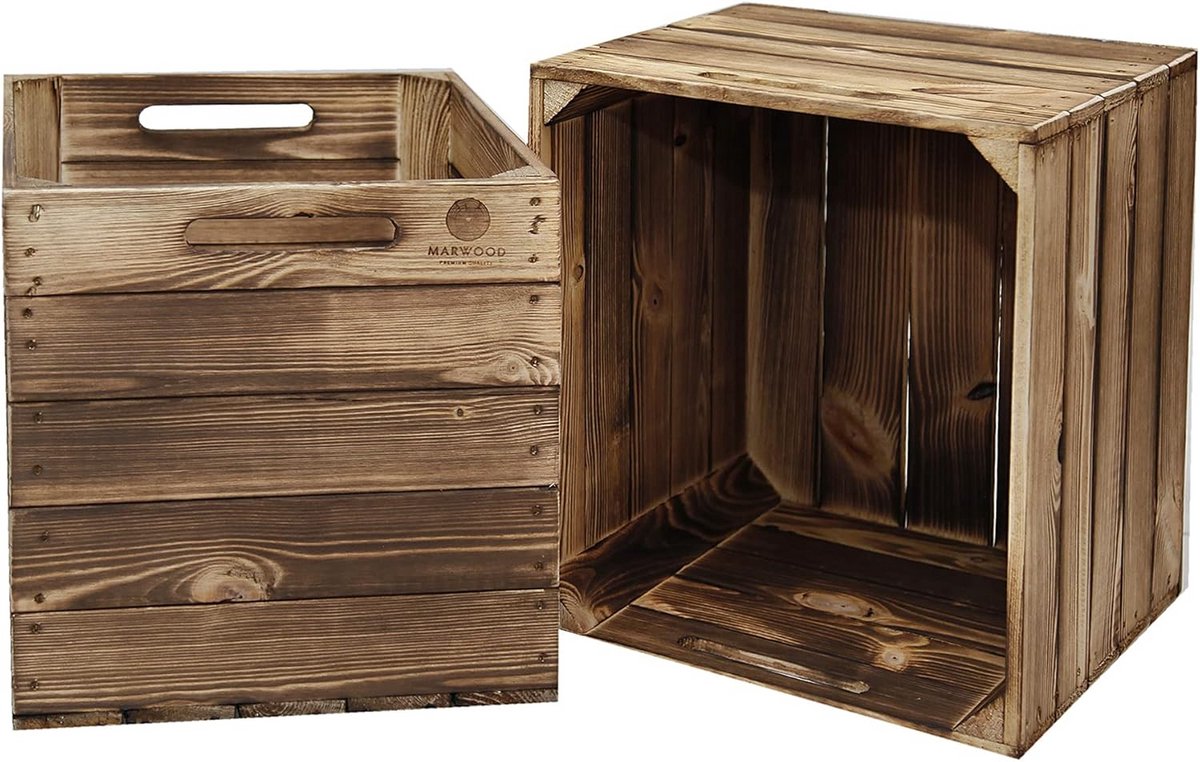 Houten Opbergdozen Inzetstukken voor Rekken en Kasten