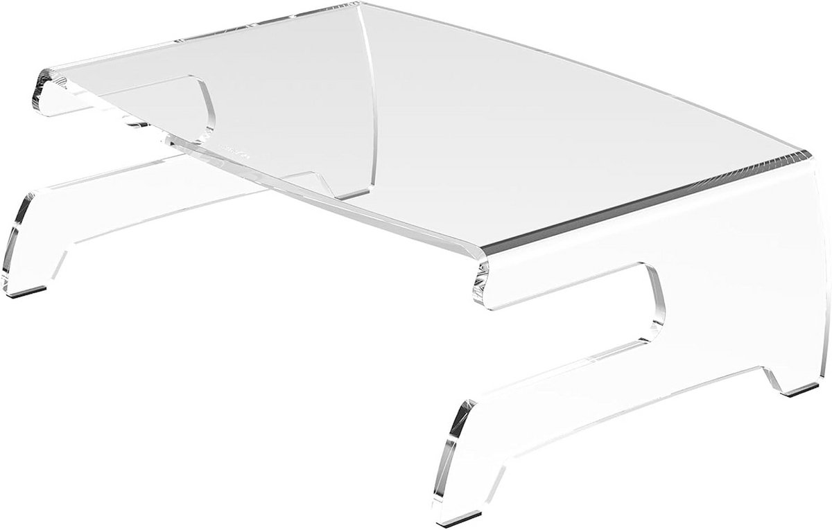 Ergonomische Monitorverhoger Acryl - Laptop en Schermstandaard voor Betere Werkpositie