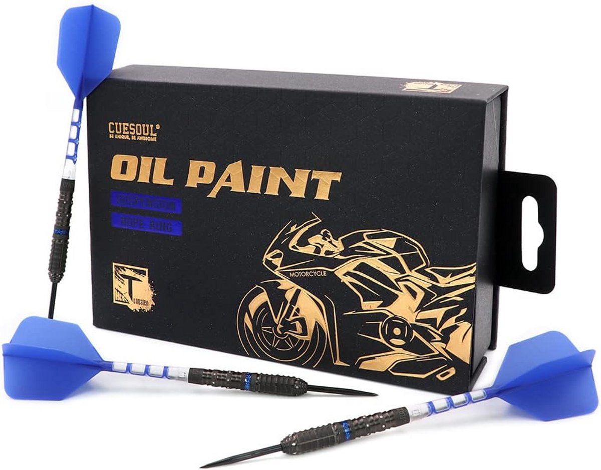 Professionele Steel Tip Darts 90% Tungsten Set met Unieke Vluchten