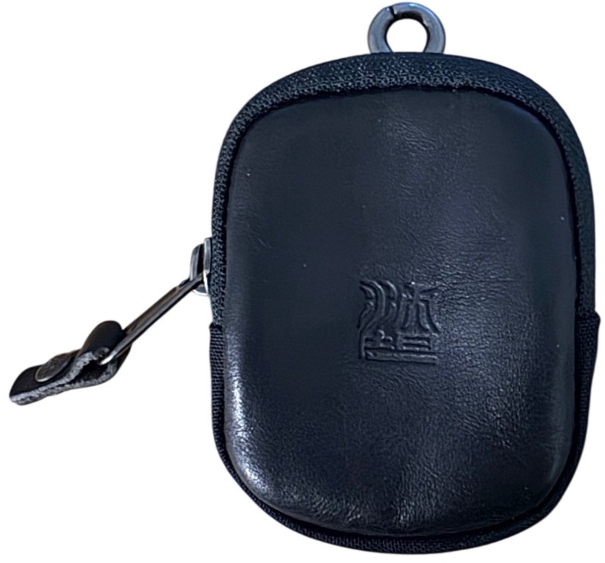 Wotancraft - Mini Side Pouch - zwart leer - tbv de Pilot cameratas 2L/3.5L of 7L zwart leer
