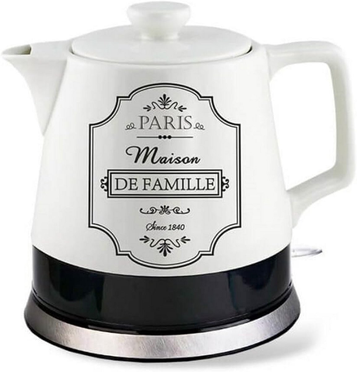 Keramische Waterkoker 1.2L Wit - Snel Koken & Automatische Uitschakeling