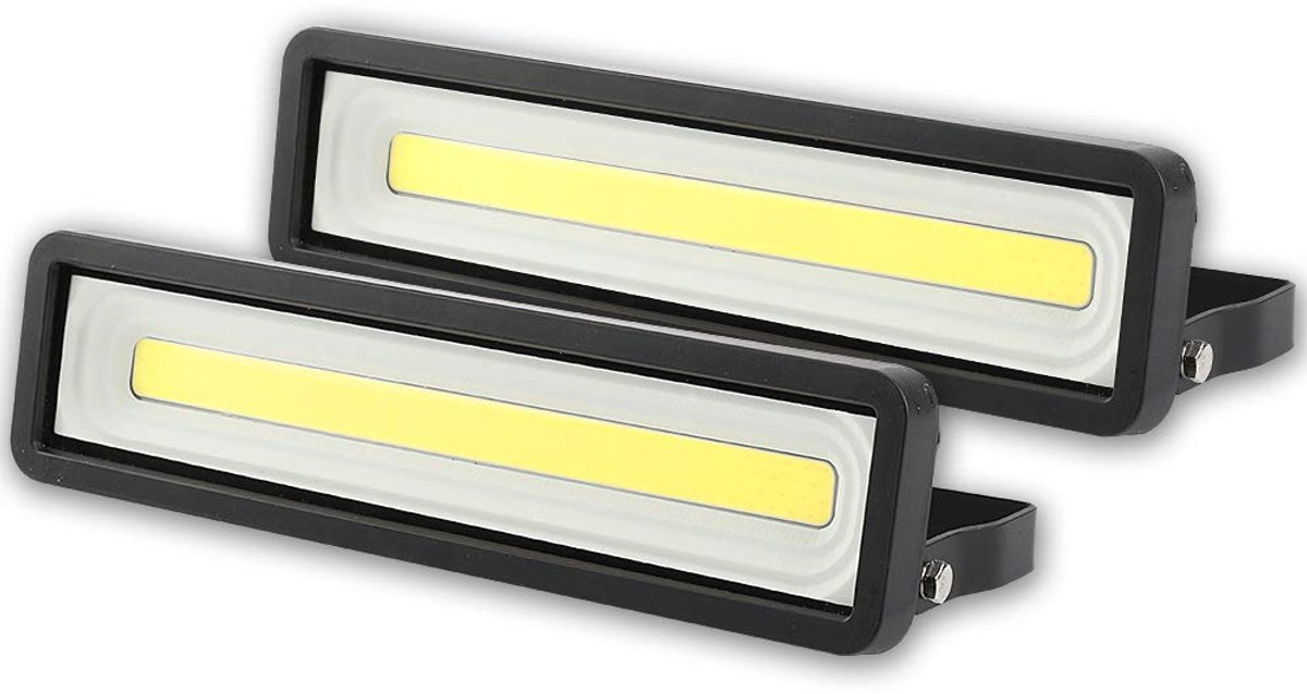 Ynkkvre – Schijnwerper – 2 stuks – LED Buitenlamp 50W 4000LM – IP66 Waterdicht – 3000K Warm Wit – Veiligheidsverlichting 220V – Voor Tuin, Terras, Garage, Oprit