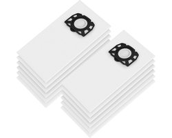 12 Stuks Stofzuigerzakken geschikt voor Kärcher KFI 357, WD2 Plus, WD3 (Battery), KWD1, KWD2, KWD3, MV3, WD3.200 - WD3.800 M, SE 4001, SE 4002 - Stofzuigerzakken