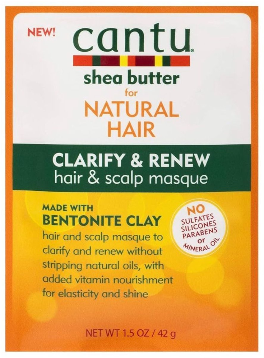 Cantu Shea Butter for Natural Hair - Haar en Hoofdhuidmasker - Verhelderend - Herstellend - 42g