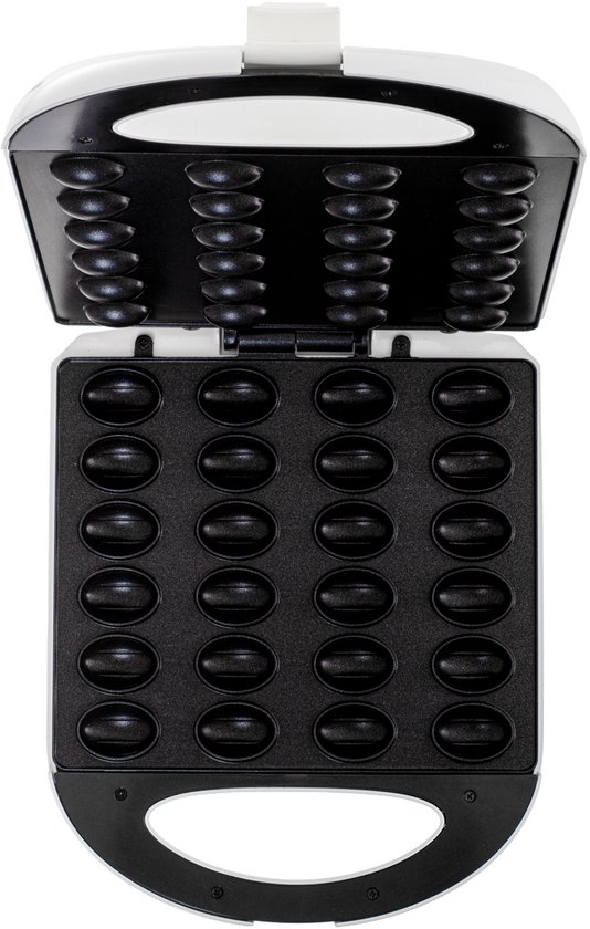 Avenido AV 3090 Noten- en Koekjesmaker - Cakemaker - Cake pop maker - Keukenmachine - 24 halve koekjes (12 compleet) - Antiaanbaklaag - 2 min baktijd - Bakeliet - Warmte-isolatie van Avenido — afbeelding 3