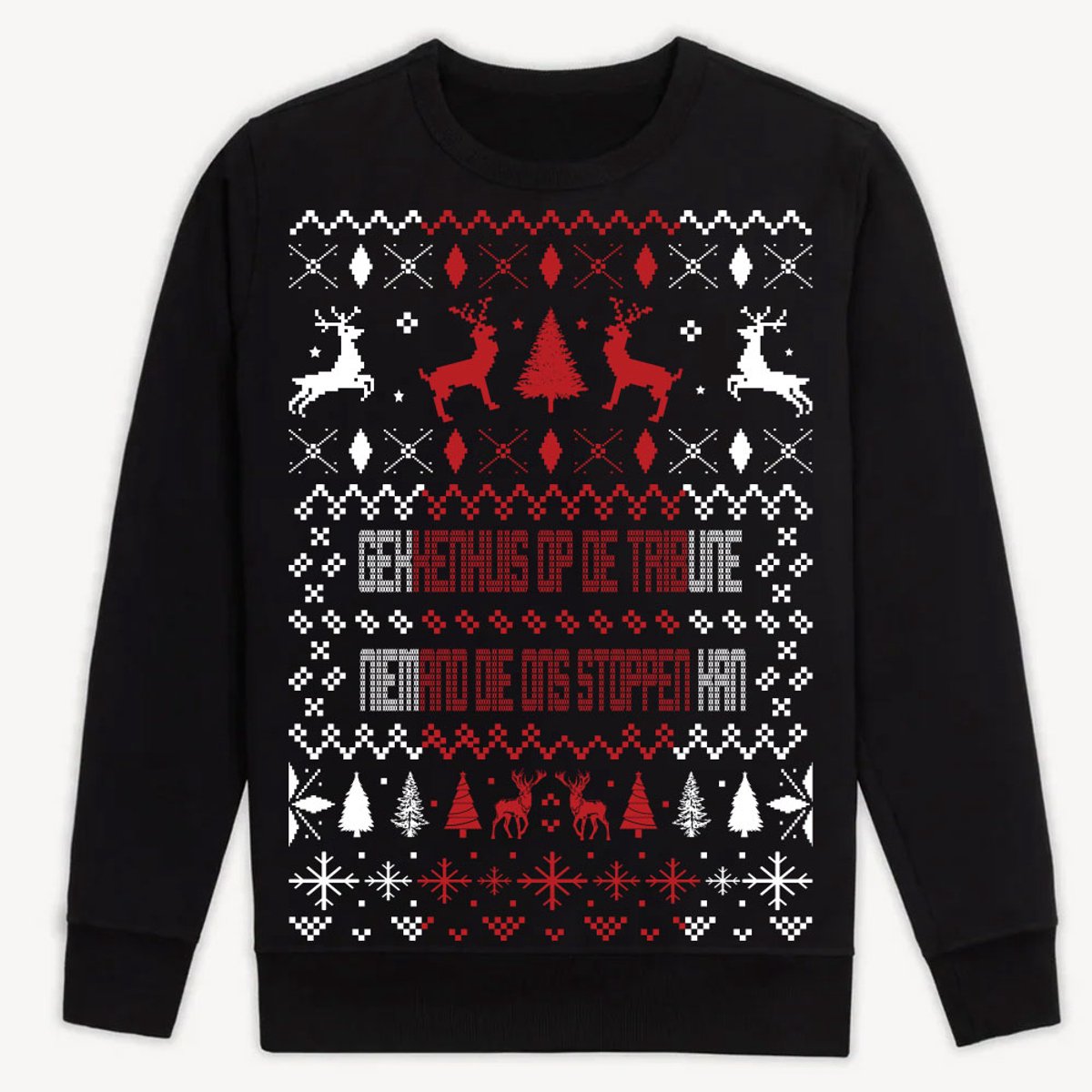 Gekkenhuis Op De Tribune Kersttrui - amsterdam - kerst - voetbal - kerstpull - sweater