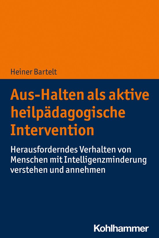 Aus-Halten als aktive heilpädagogische Intervention - cover