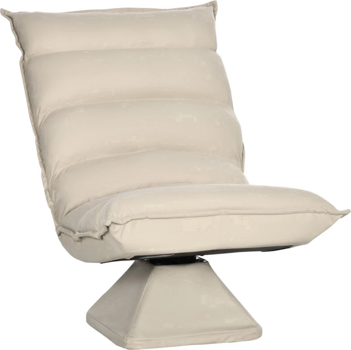 GranMaison Fauteuil - Relaxzetel - Relaxstoel - Relaxfauteuil - Stoel - Met armleuning - Voor één Persoon - Beige