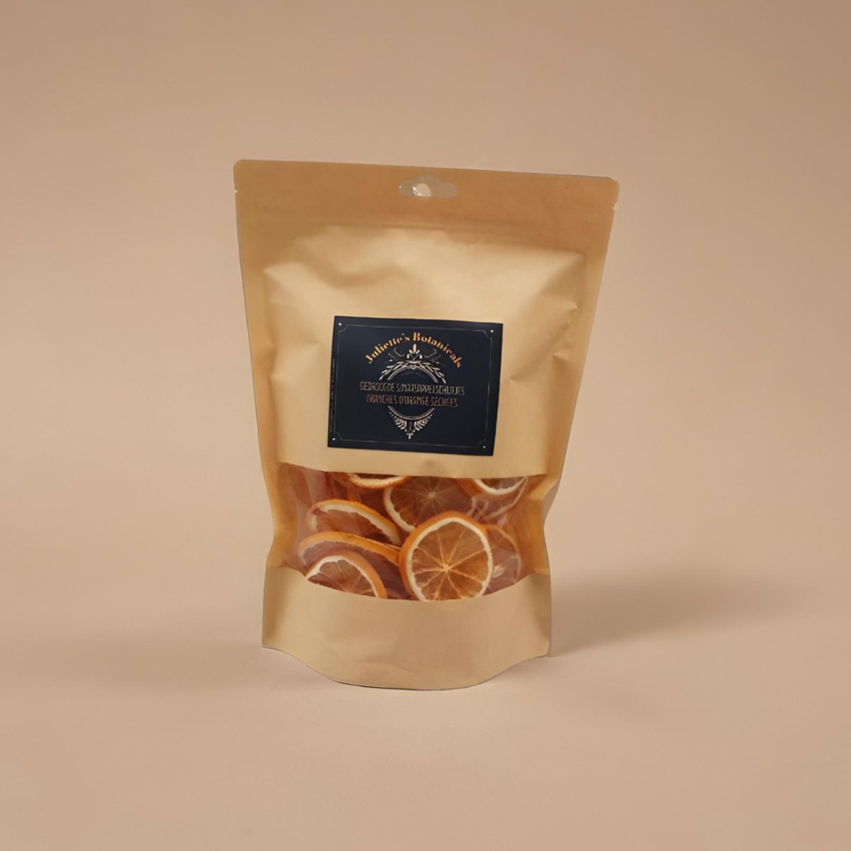 Botanicals - Juliette's Botanicals - gedroogde sinaasappelschijfjes - gedroogde sinaasappel - 150 gram - cocktails