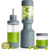 Blender BEAST - 3 gobelets nomades - 785 ml - Appareil à smoothies avec couvercles de conservation, bouchon pour boire et bouchon de transport - 850 W - Idéal pour les smoothies et les sauces - Fonction brumisation