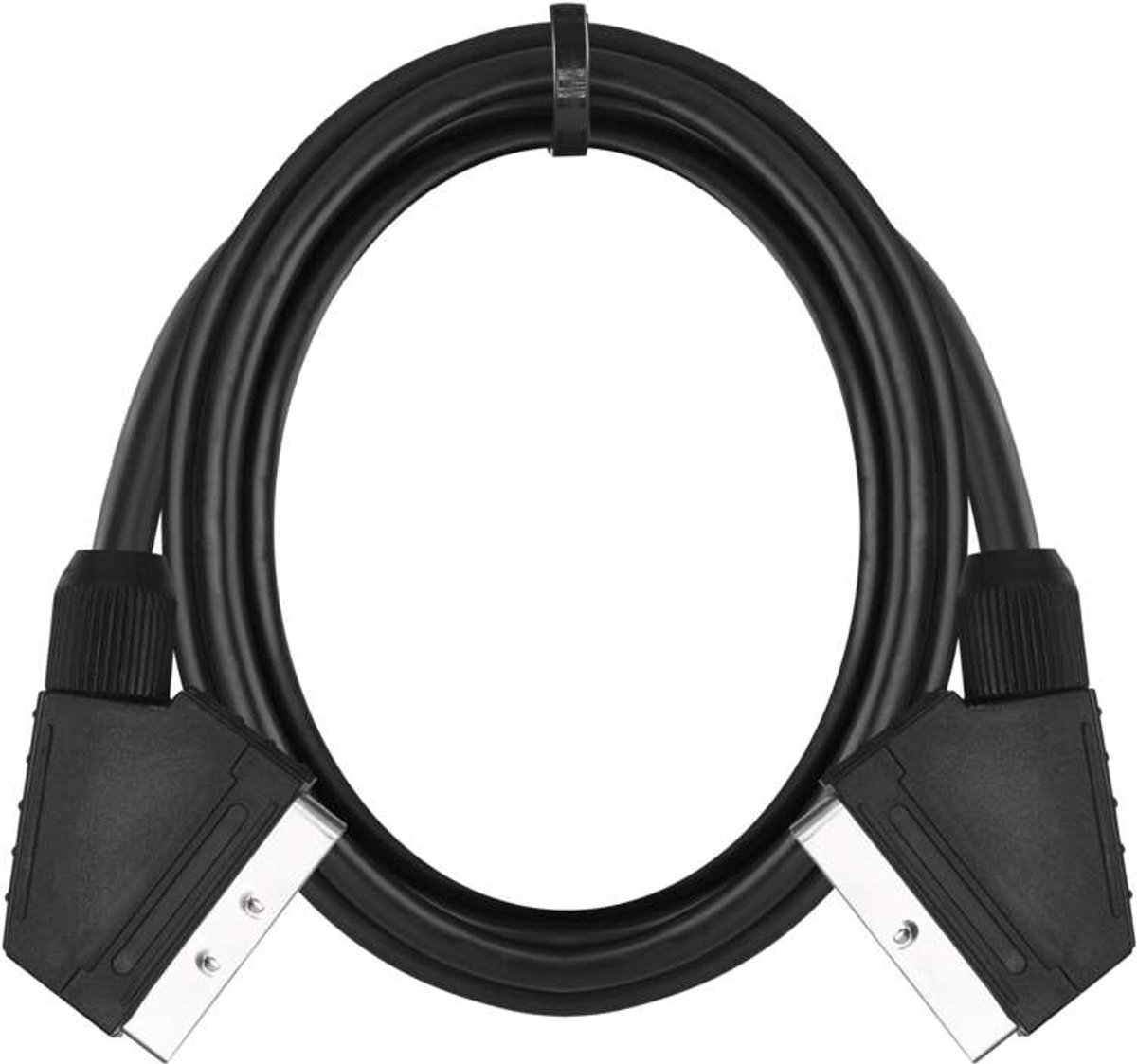 Emos Scartkabel - SCART (m) naar SCART (m) - AV Kabel - 1.5m - Zwart