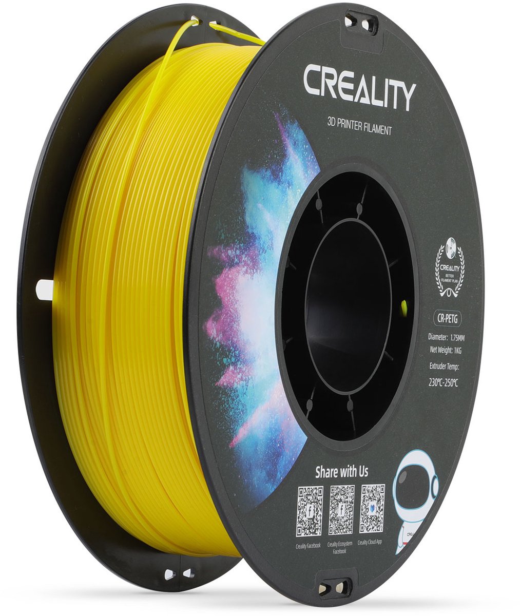 Creality Filament Cr-Petg 3D-Printer Geel 1,75Mm 1Kg