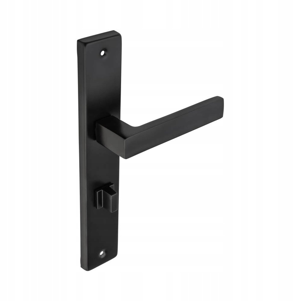 Doorklink WC Zwart Mat - Complete Set met WC-slot