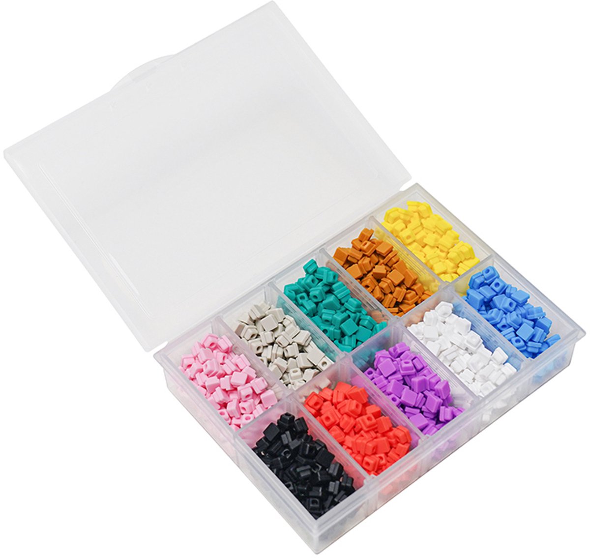 DeepCool PIXEL 10, Universeel, Overige, Silicone, Zwart, Blauw, Groen, Grijs, Oranje, Roze, Rood, Violet, Wit, Geel, DeepCool MORPHEUS, CH780, CH560 DIGITAL, CH560, CH360 DIGITAL, CH360, CH160, CH170 DIGITAL, 5,4 mm