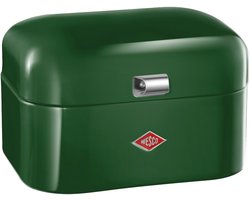 WESCO Single Grandy Broodtrommel | 7,5 Liter - Maat M | Metaal - Donkergroen | Broodopslag | Special Edition Kerstmis