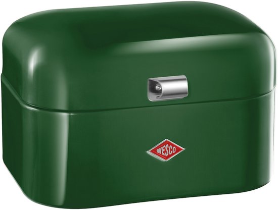 Boîte à lunch WESCO Single Grandy | 7,5 litres - Taille M | Métal - Vert foncé SE | Boîte à pain - Conçue en Allemagne