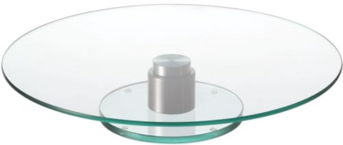 Taartplaat Turn 33 cm van Glas voor Perfecte Taarten en Desserts