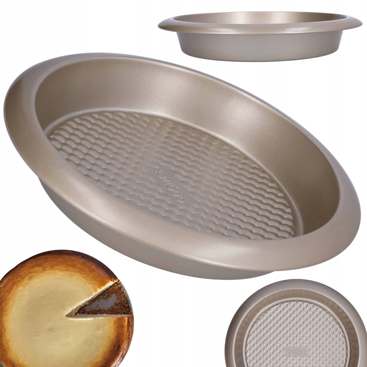 Tartvorm 30cm Rond Bakplaat voor Taart en Cake