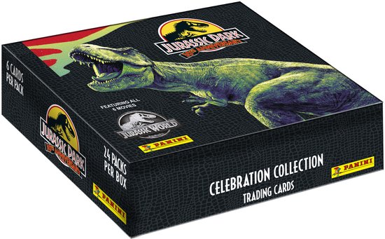 Jurassic Park 30th Anniversary Trading Cards Celebration Collection Flow Packs Display (24)