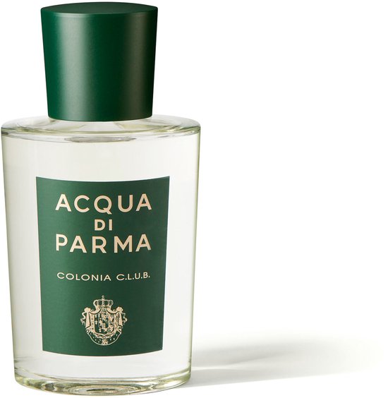 Acqua di Parma Colonia C.L.U.B. eau de cologne met groene dop en label.