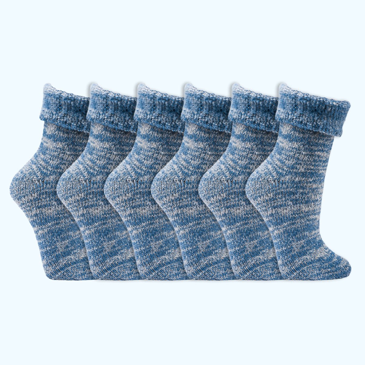 Wollen sokken Thermo sokken Blauw