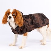 Lindo Dogs - Imperméable Chiens - Vêtements pour chien - Imperméable pour chiens - Polaire - Imperméable - Poncho - Fantôme - Marron - Taille 2