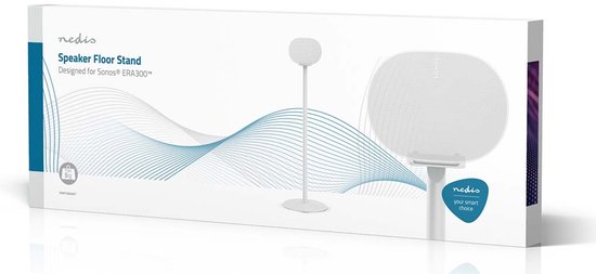 Nedis Speakerbeugel - Geschikt voor: Sonos Era300 - Standaard - 5 kg - Vast - ABS / Metaal - Wit van Nedis — afbeelding 2