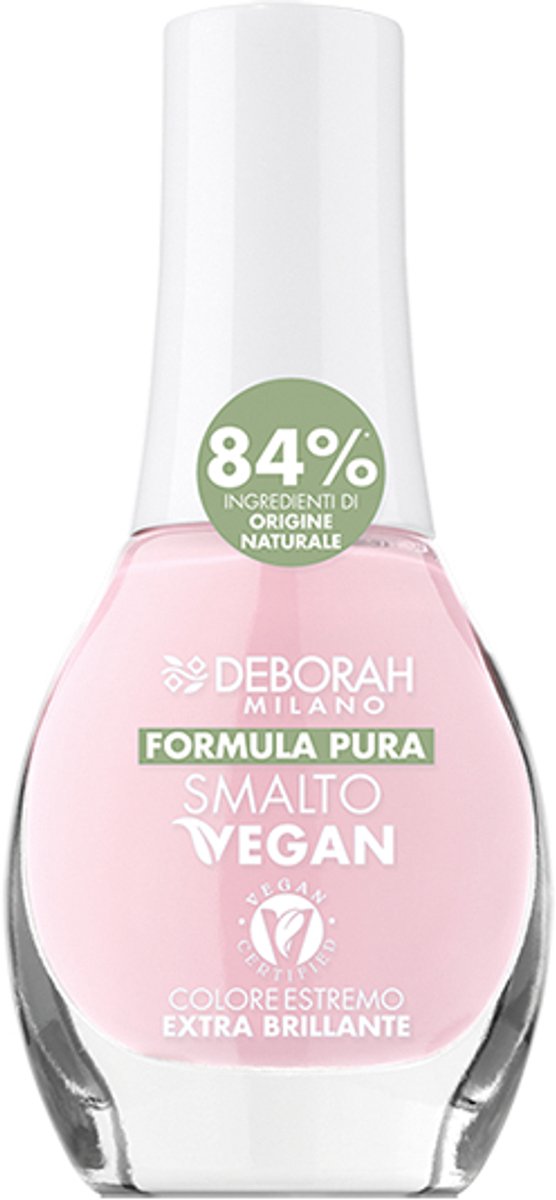 Deborah Milano Formula Pura, 8,5 ml, Roze, Ballerina, Kleurend, Fles, Borstel
