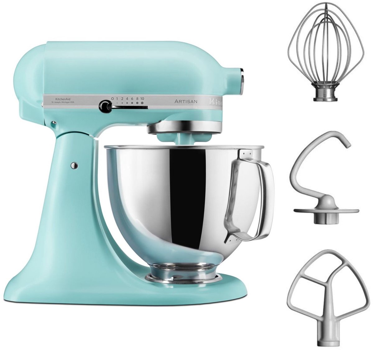 KitchenAid Artisan 5KSM125EMI - Mineral Water | Keukenrobots | 5413184802219