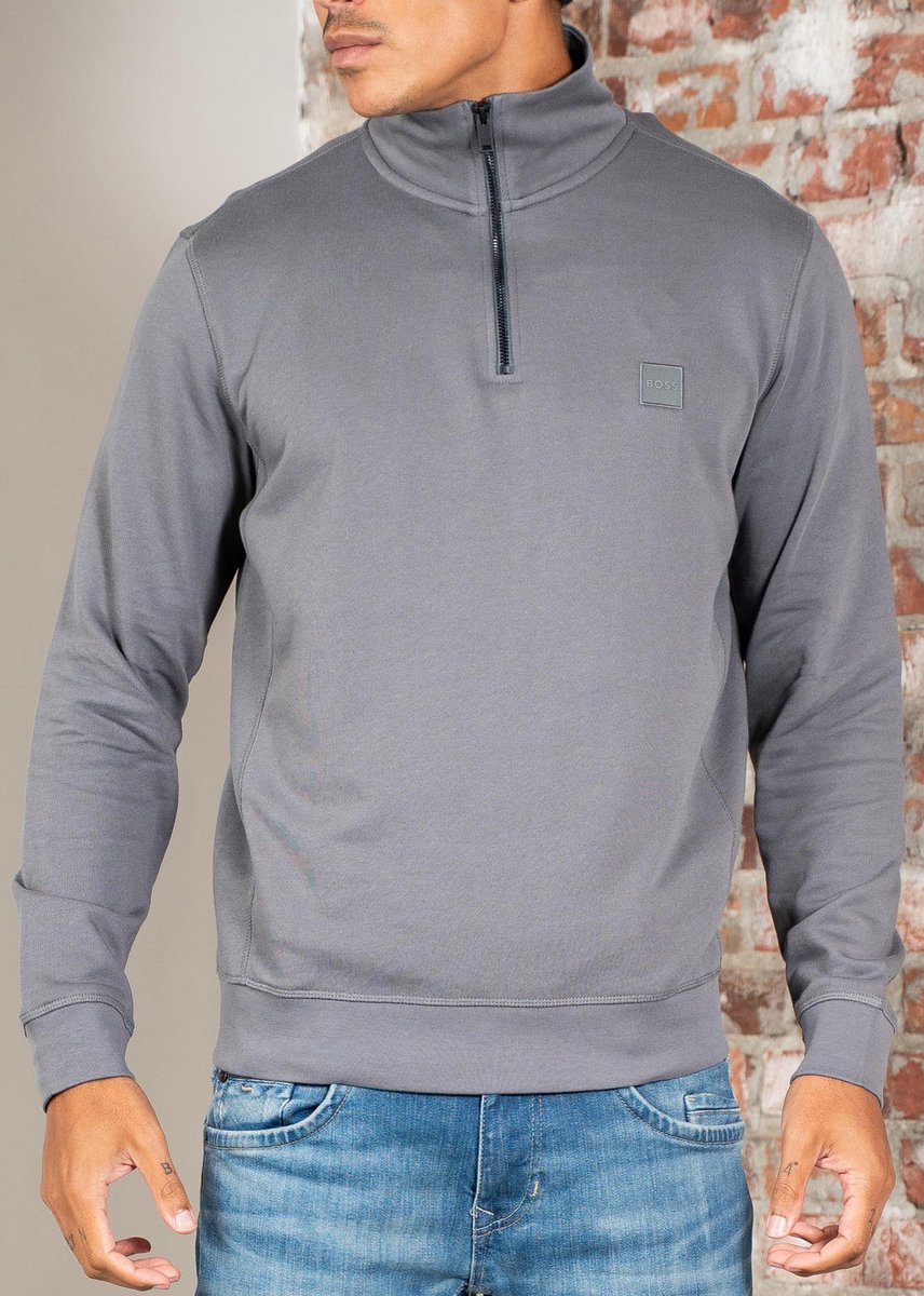 Boss Zetrust Sweater Heren Grijs