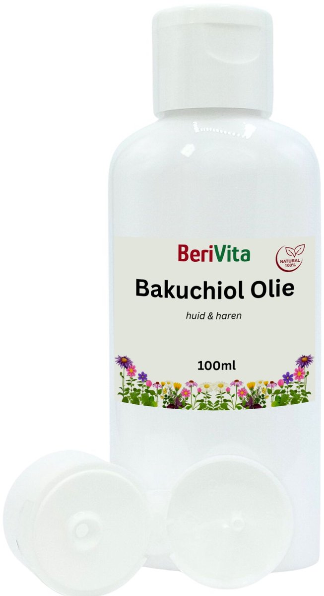 Bakuchiol Olie 100ml - Puur - Huid en Haren - Uit Babchi, Bakuchi Oil