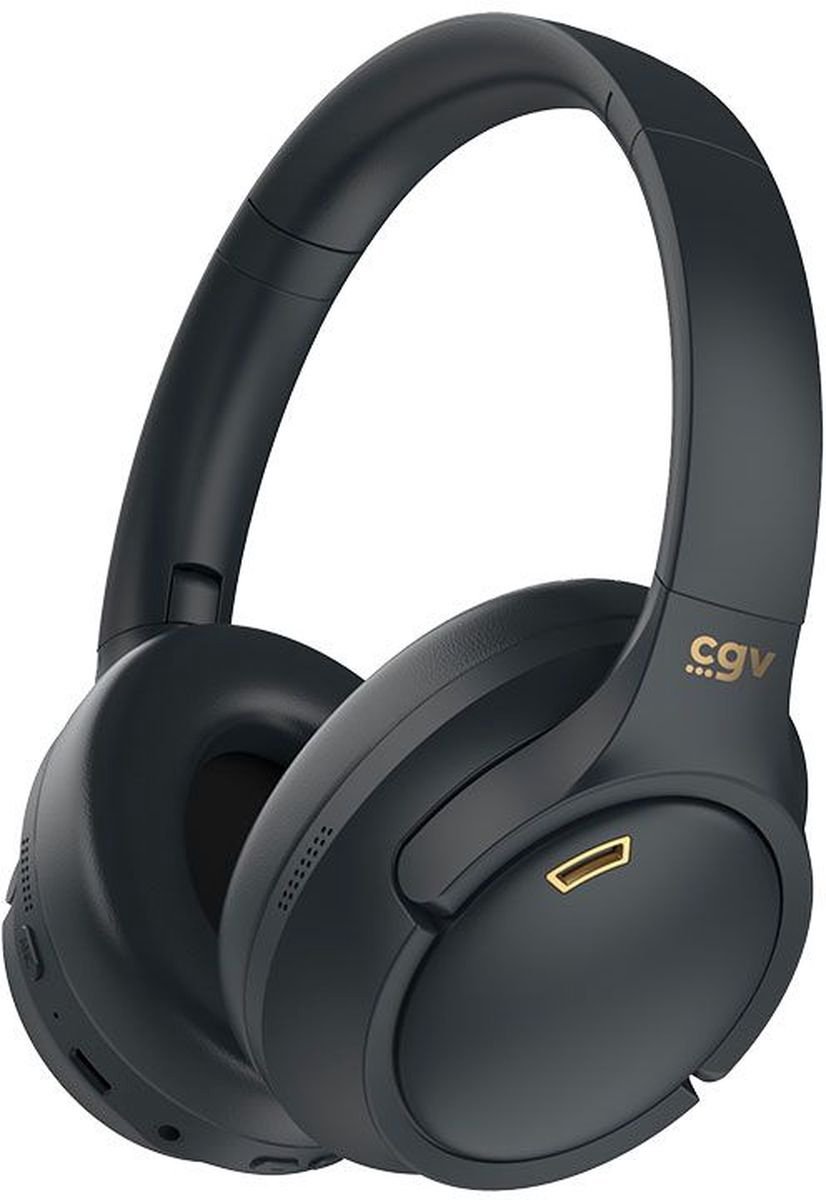 Bluetooth-hoofdtelefoon - SonicVibe ANC - Actieve ruisonderdrukking - Ingebouwde microfoon - Aanpasbare equalizer - Zwart