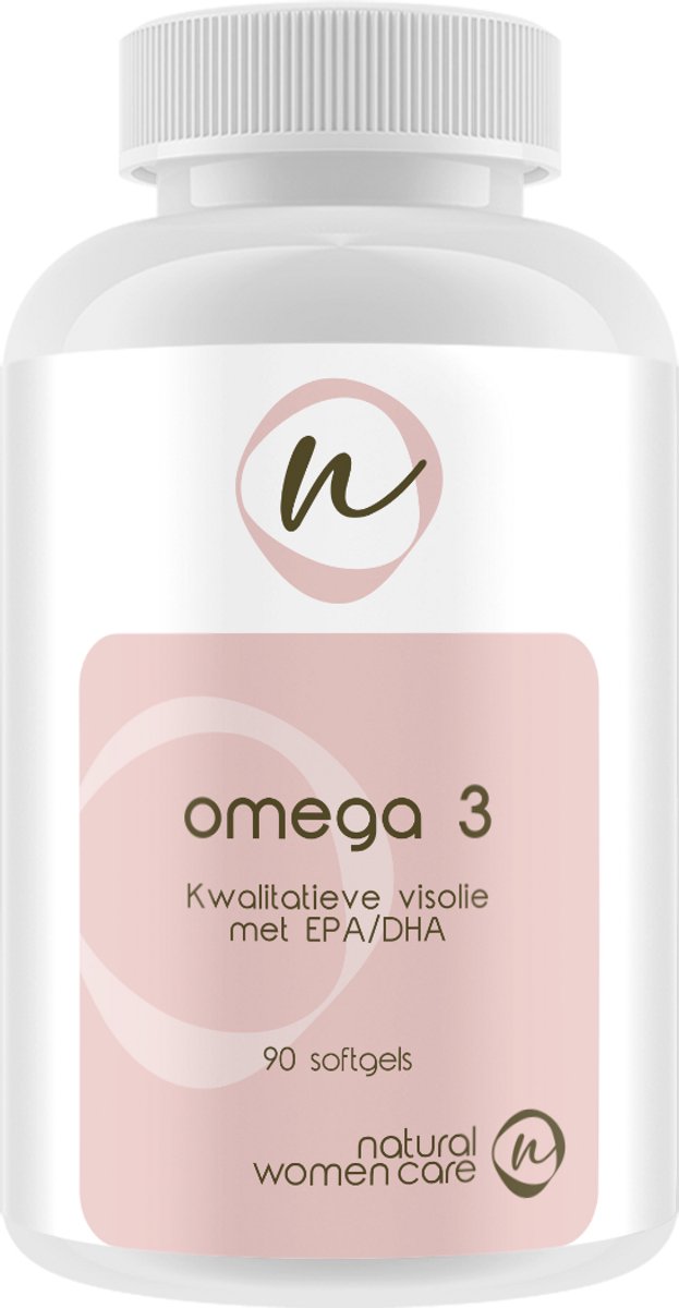 Natural Women Care - Omega 3 - Moleculair gedistilleerde visolie - Met 30% omega-3 - zuiver - EPA - DHA