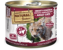 Natural Greatness - Vet - Cat - Wet - Obesity Control Diet - 12 X 200 Gr