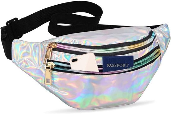 Heuptas voor dames, metallic, waterdichte heuptas, modieus met reflecterend, verstelbaar, heuptas voor meisjes voor vrouwen en mannen, party, festival, sport, outdoor, reizen, paars, Eén maat Heuptas voor dames, metallic, waterdichte heuptas, modieus met reflecterend, verstelbaar, heuptas voor meisjes voor vrouwen en mannen, party, festival, sport, outdoor, reizen, paars, Eén maat