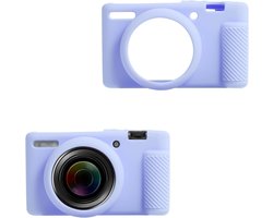 Ronte - Cameratas voor camera's Sony ZV-1F/ ZV-1 II/ZV-1M2, Siliconen beschermhoes voor optimale pasvorm en krasbestendigheid (Paars)