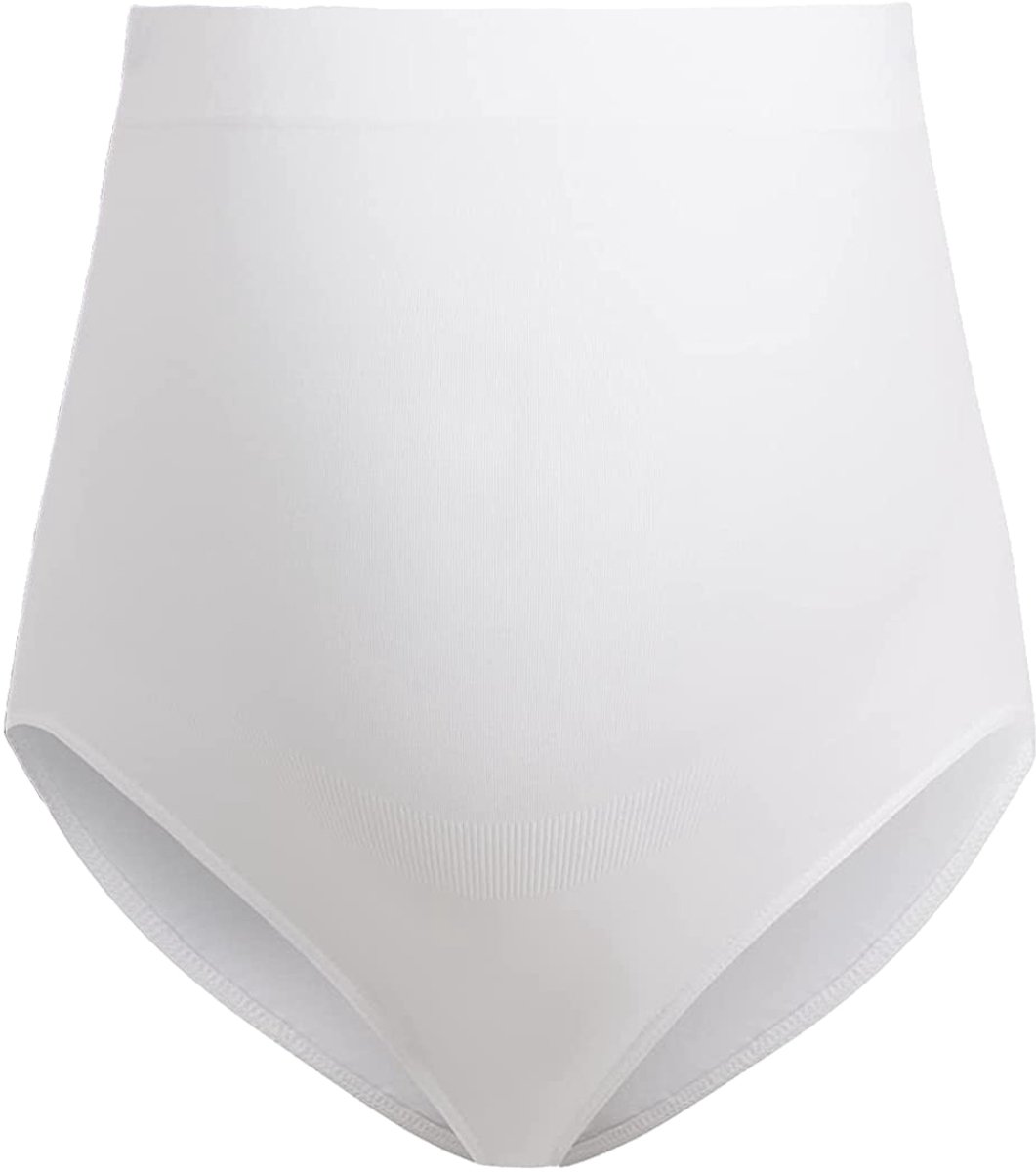 EMAY Naadloze Zwangerschaps Slip – Wit – M/L – 1-pack