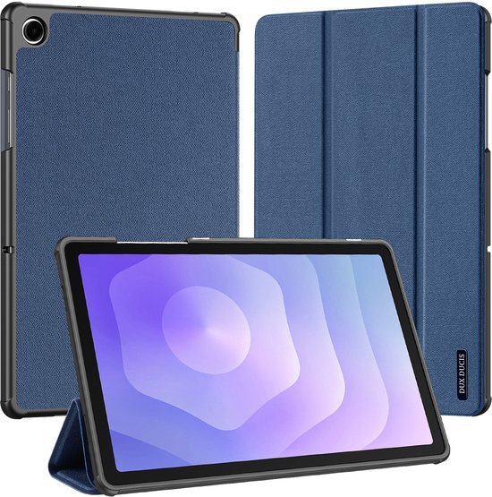 Dux Ducis Domo Bookcase adapté pour Samsung Galaxy Tab A11 Plus - Bleu foncé