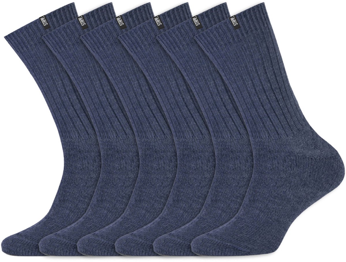 Thermo sokken | Maximale warmte | Merk: Stapp Red | Kleur: Blauw | Maat: 44-45 | 6 Paar