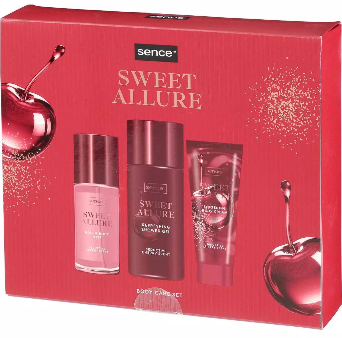 Sence Sweet Allure Body Care Set – 3‑delige Verzorgingsgeschenkset – Douchegel, Bodylotion & Hair & Body Mist