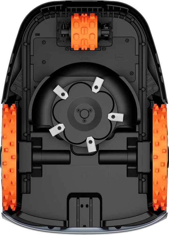 Segway Navimow i206 AWD - Robotmaaier - NRTK + Vision - Zonder Grensdraad & Zonder Antenne - Snelste & eenvoudige Installatie - 600m² - driewielaandrijving - 45% Helling - AI Obstakelvermijding -Super Stil 59dB-3 Jaar Garantie