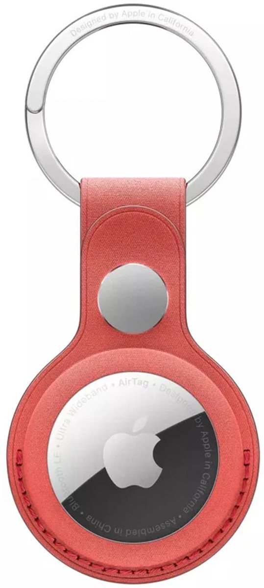 Apple sleutelhanger - AirTag - FineWoven Key Ring - Coral