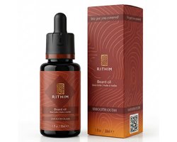 Rithim® Baardolie Smooth Oudh 30 ml – Baardverzorging | baard olie | beard oil