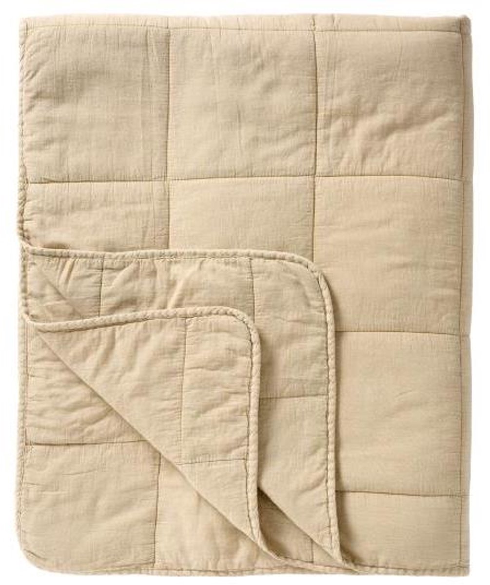 Plaid vintage bedspread, double fog, 240x240cm