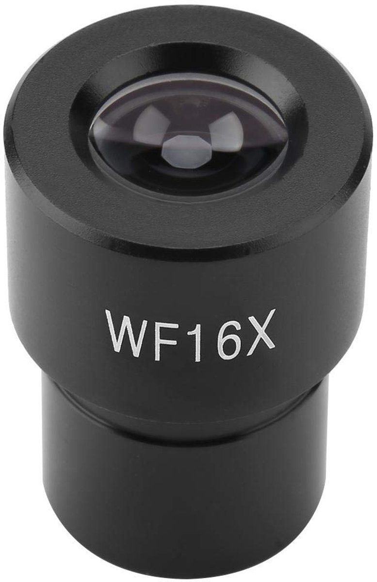 Oculairmicroscoop met 16x vergroting, groothoekoculair, groothoekoculair interfaces, diameter 23,2 mm