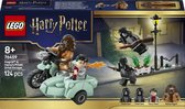 LEGO® Harry Potter™ Évasion de Hagrid™ et Harry du Chemin de Traverse - Ensemble de construction de modèle - Jouet moto pour enfants - Inclut 4 minifigurines - Cadeau pour fans à partir de 8 ans - 76459