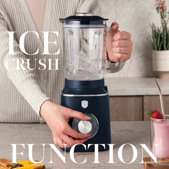 Berlinger Haus blender - met ice crush functie - Deep Sea mat blauw van Merkloos — afbeelding 4